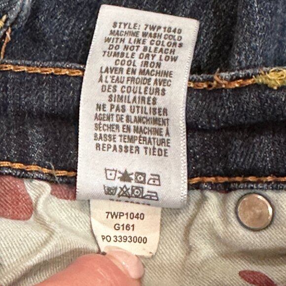 Lucky Brand Jeans Penelope Sundown Straight Boho Western Size 28 #7WP1040 - G161 - Picture 4 of 13